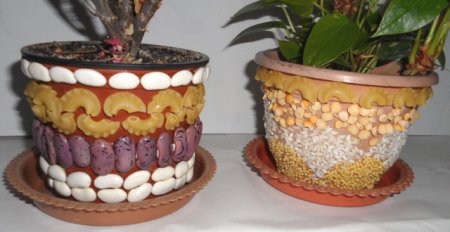 Декор цветочных горшков для кухни